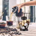 Coffee capsule storage basket